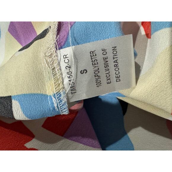 THML Floral Ruffle Sleeve Blouse Size Small - Picture 5 of 5